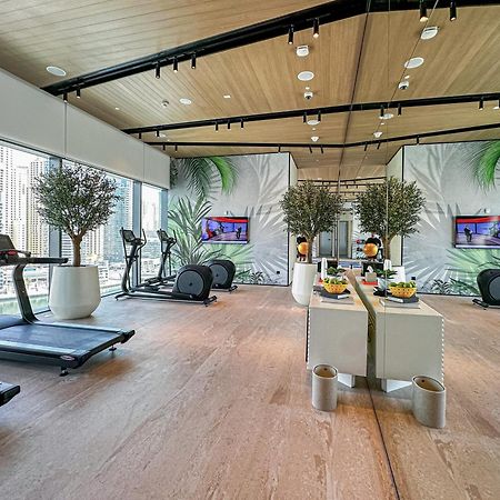 Modern 2Br High Floor Haven In Vida Dubai Marina Apartment Bagian luar foto